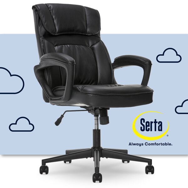 Serta air lumbar manager best sale chair 49987